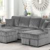 Cozy Lounge – Grey Sectional