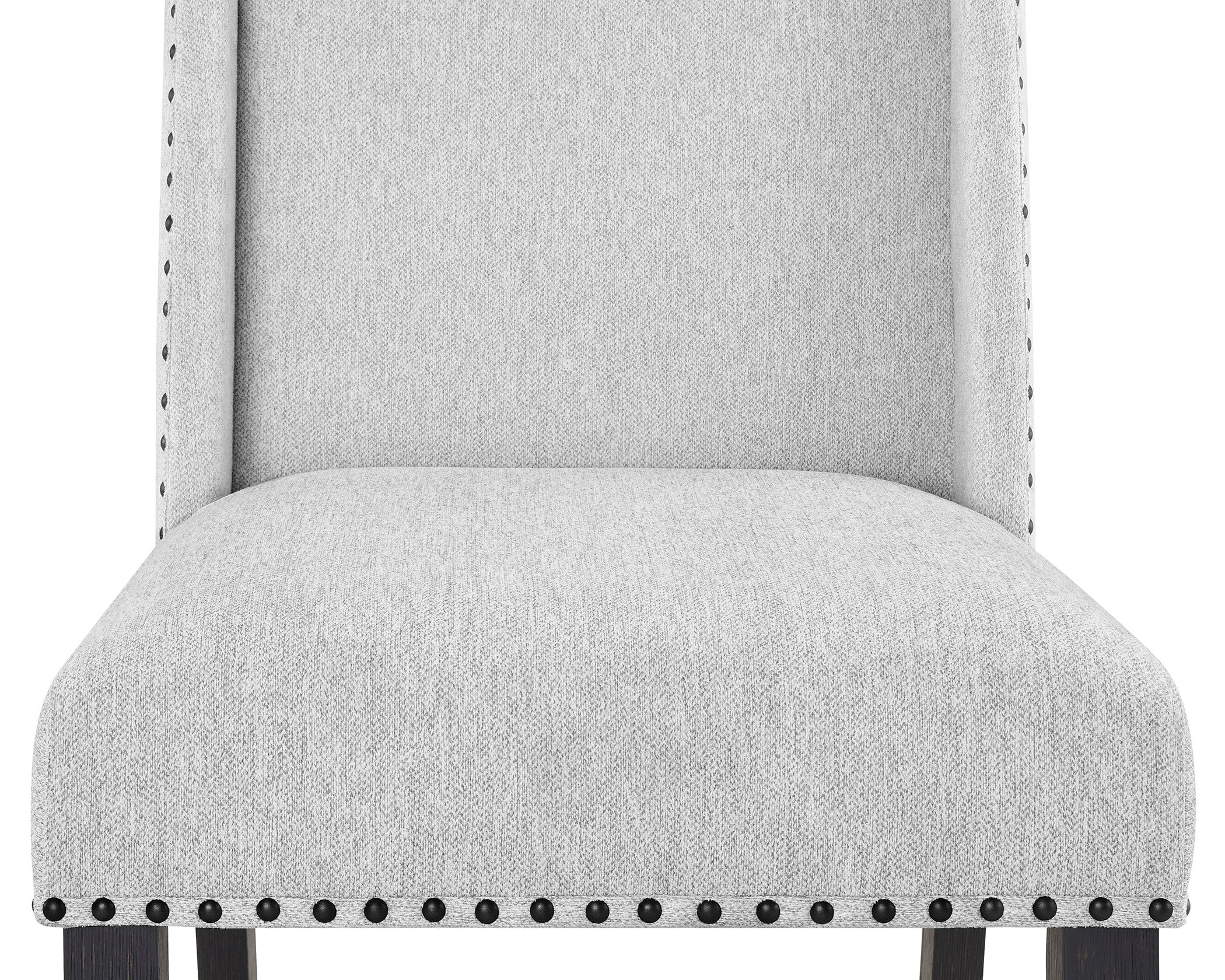 1319 Vance round marble style dining table with chairs