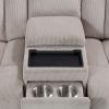 Yukon – Sectional – Light Gray / Gray PU