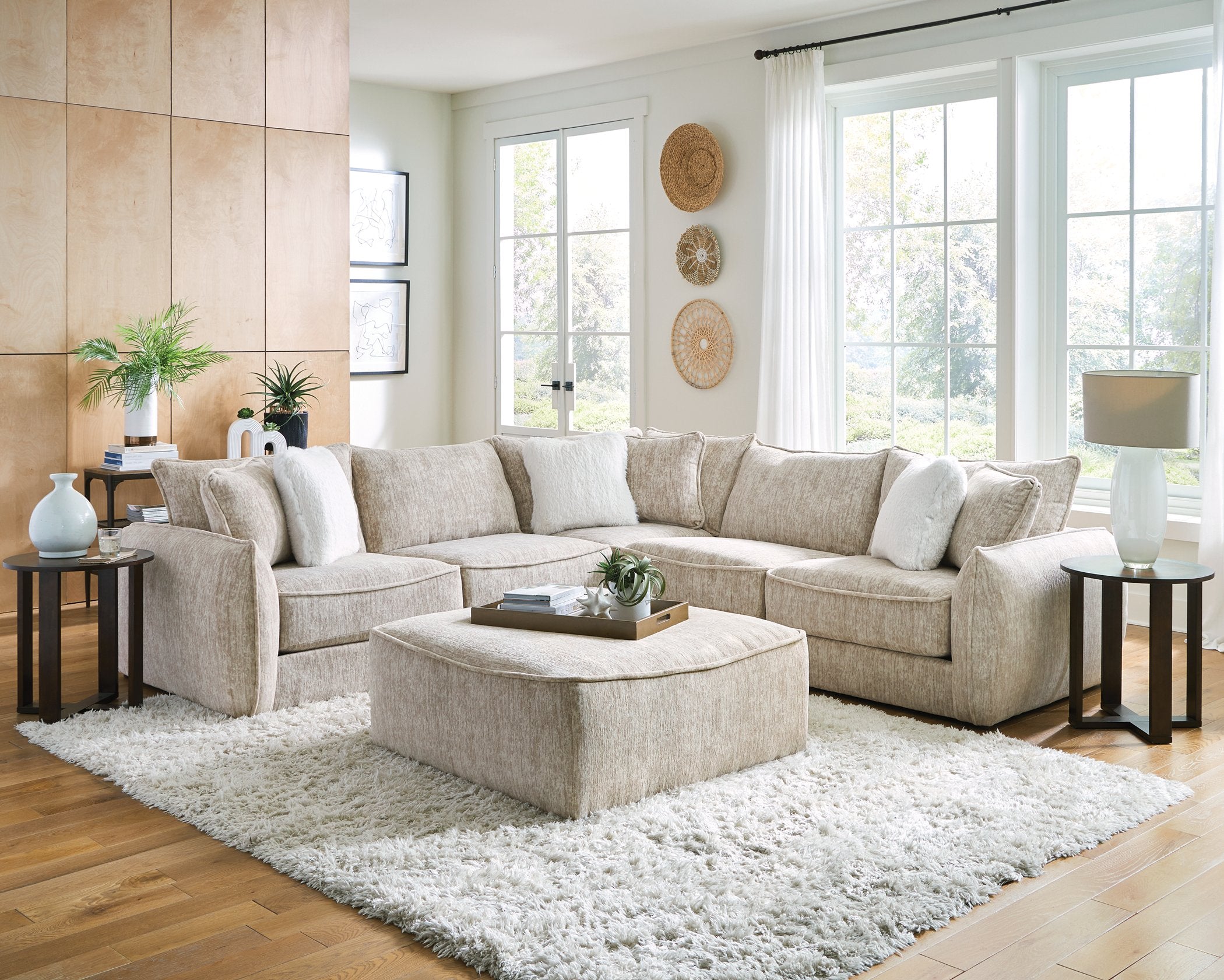 2306 Bucktown Parchment Sect. living room sectional :