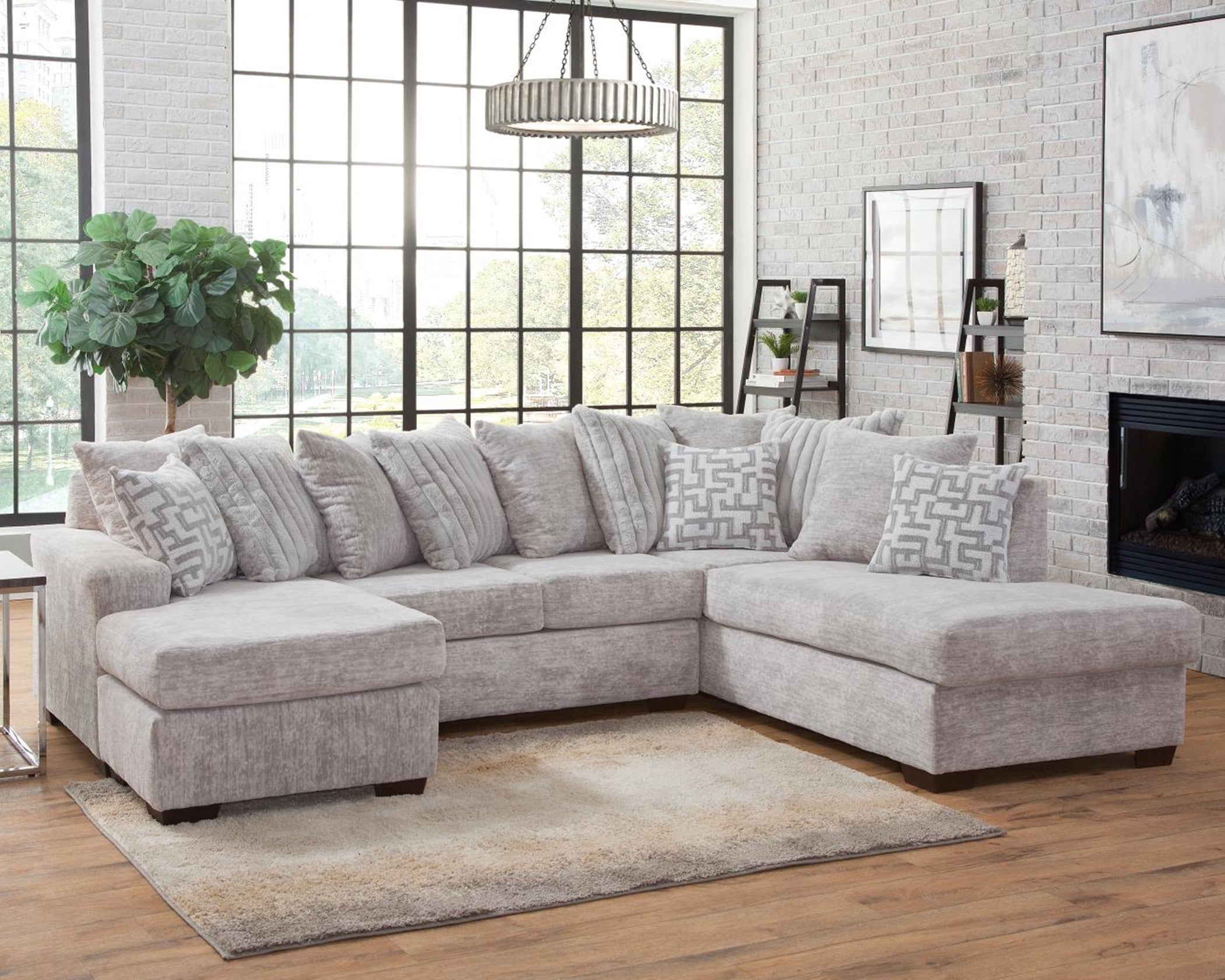 2875-05 Galactic Oyster living room sectional :