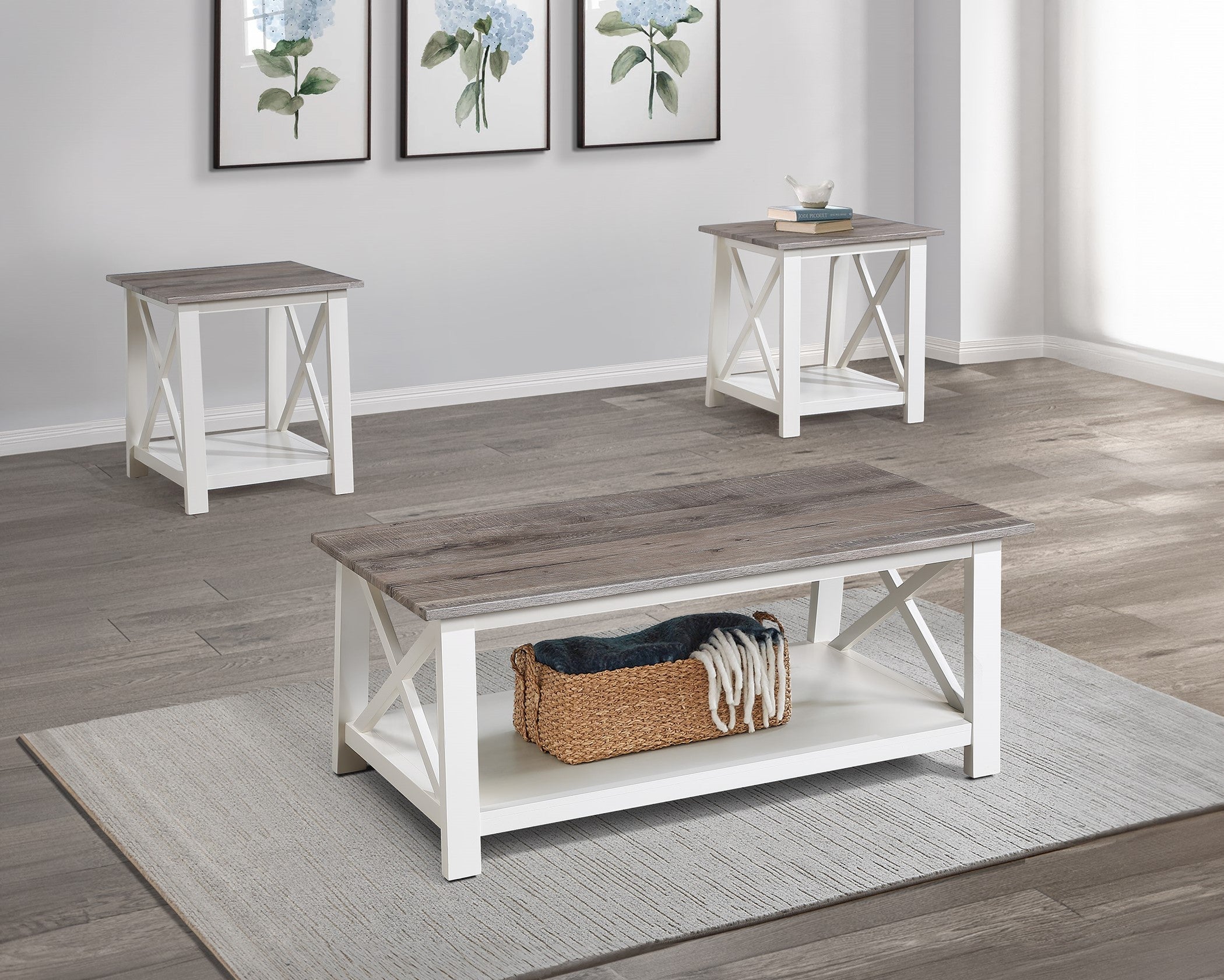 4218 Thelma coffee and end table 3 pack set