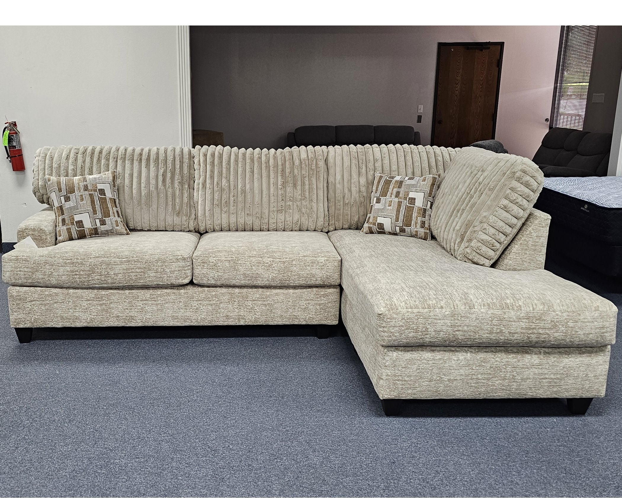 6129 Galactic Parchment living room sectional :