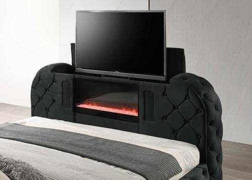 Valentina – King Bed – Black