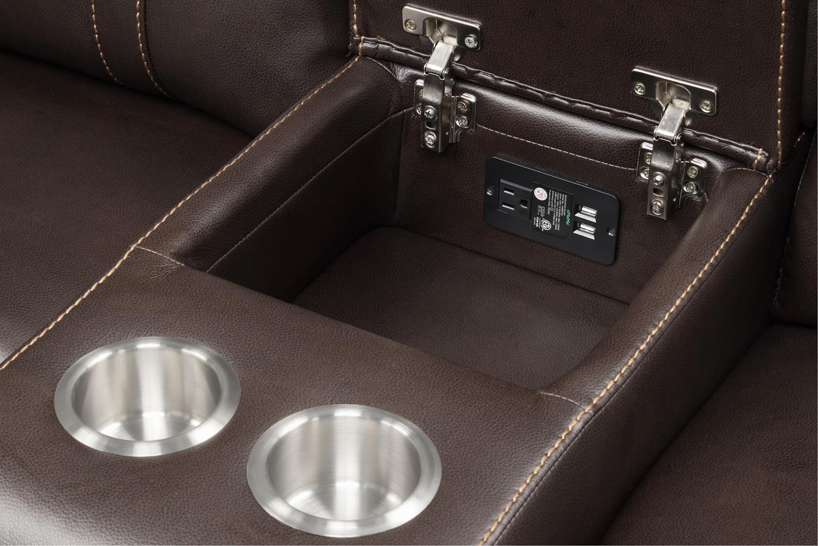 Expedition – Power Sectional – Brown