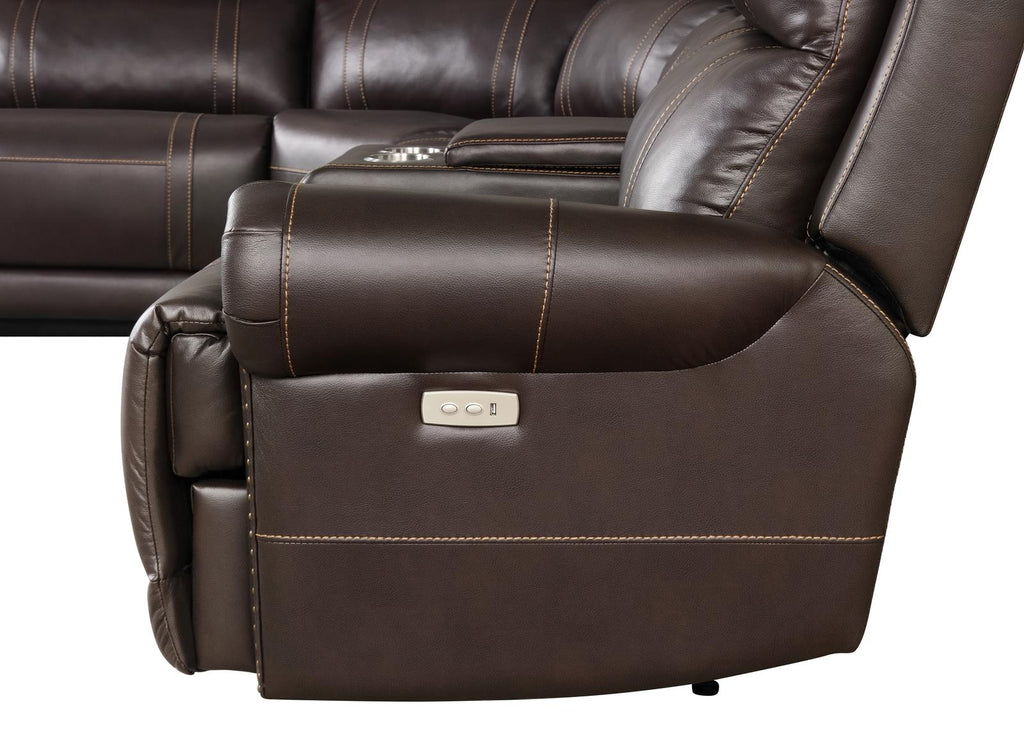 Expedition – Power Sectional – Brown