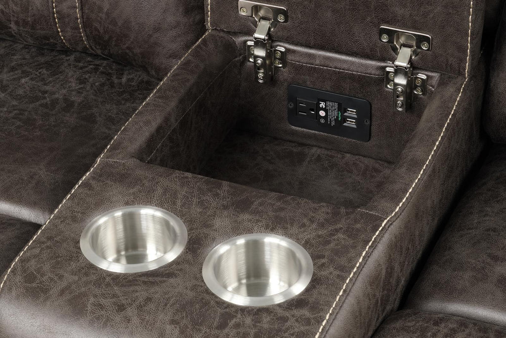 Expedition – Power Sectional – Grey