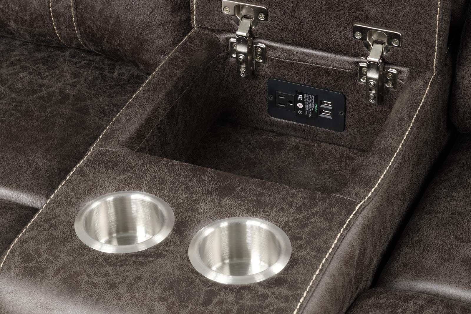 Expedition – Power Sectional – Grey