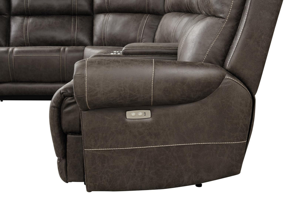 Expedition – Power Sectional – Grey