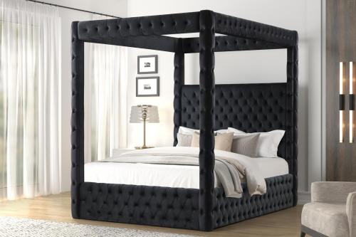 Mira – Queen Bed – Black