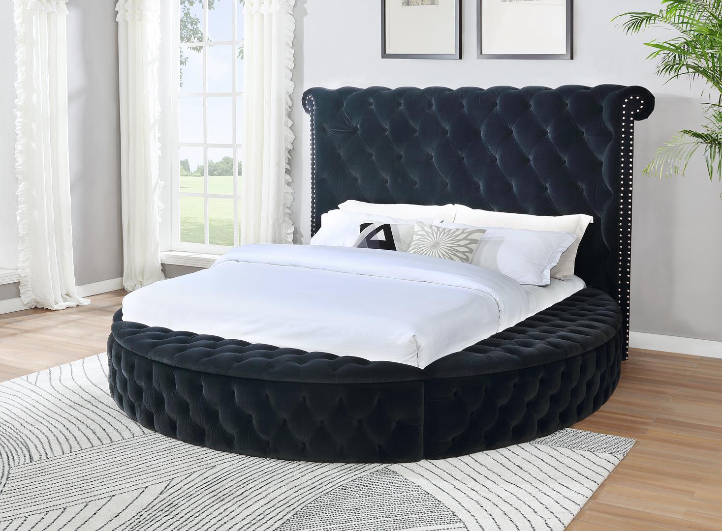 Serene Nest – Queen Bed – Black