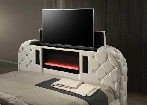 Valentina – Queen Bed – Cream