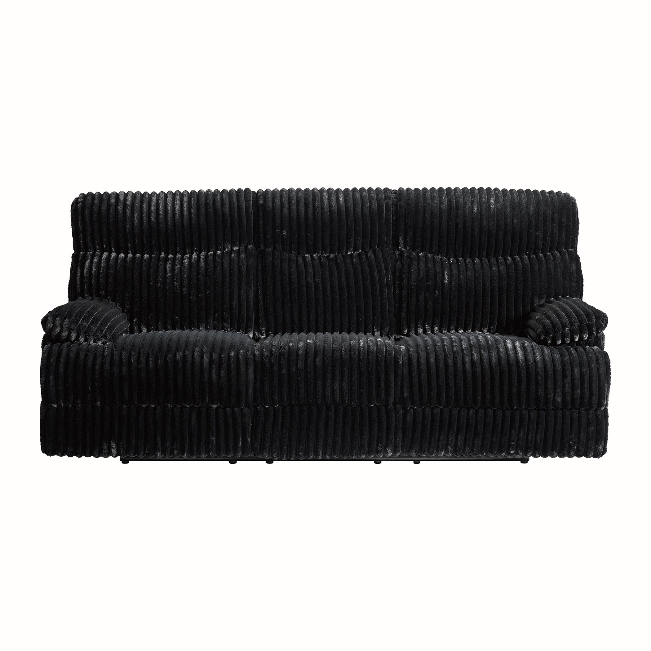 The Admiral loveseat with center storage is included with this discounted reclining living room set