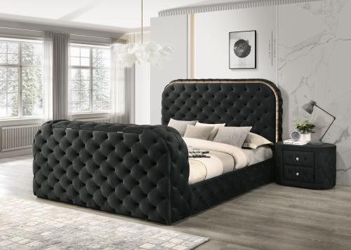 Valentina – King Bed – Black