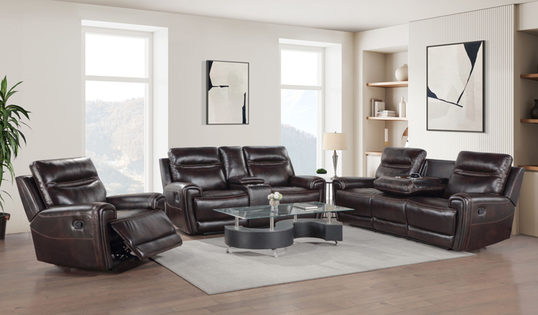 Admiral – Sofa, loveseat and chair – Brown HOT SALE LIMITED STOCK