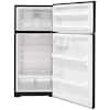 GE 16.6 cu. ft. Top Freezer Refrigerator in Black GTS17DTNRBB