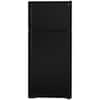 GE 16.6 cu. ft. Top Freezer Refrigerator in Black GTS17DTNRBB