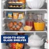 GE 21.9 cu. ft. Top Freezer Refrigerator in Black, Garage Ready GTS22KGNRBB