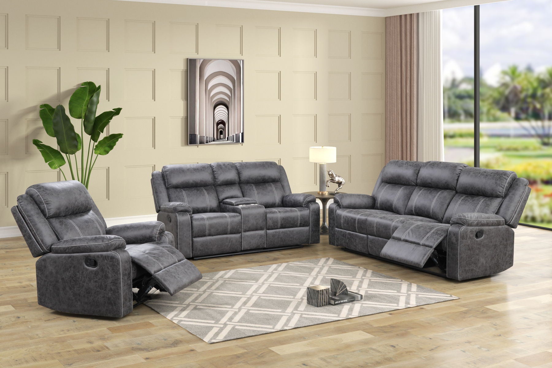 3pc Lucca – Sofa, loveseat and chair HOT SALE! limited stock