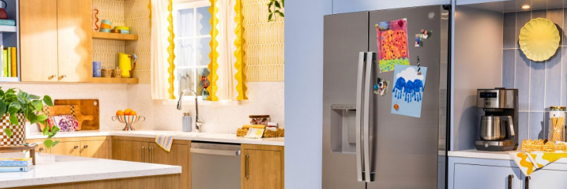 GE® ENERGY STAR® 20.6 Cu. Ft. Fingerprint Resistant Counter-Depth French-Door Refrigerator - GYE21JYMFS